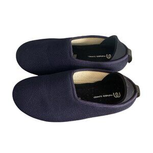 Mahabis Women Blue Round Toe Slip On Summer Slipper Size 6.5/37 Indoor Outdoor